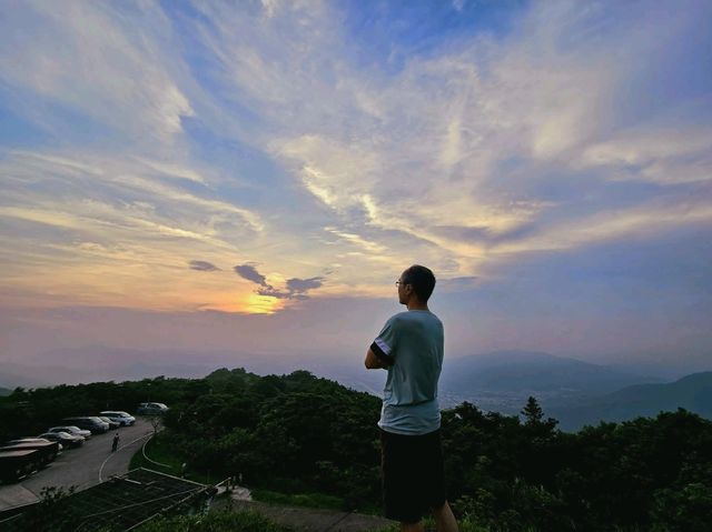 全港最高的大帽山睇日落