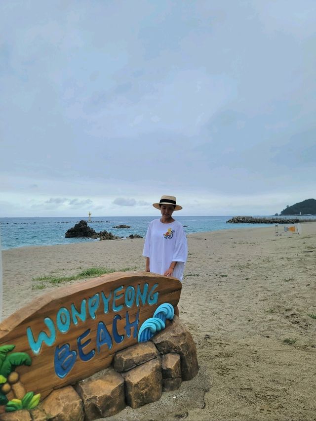 해변레일바이크를 탈수 있는 원평해수욕장🩵
