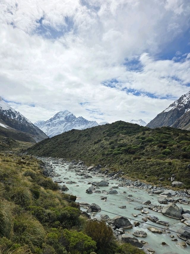 紐西蘭Hooker Valley track！散散步就能看到美景！