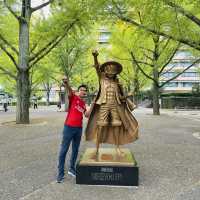 Pirate Vibes: My Fun Visit to Luffy in Kumamoto!