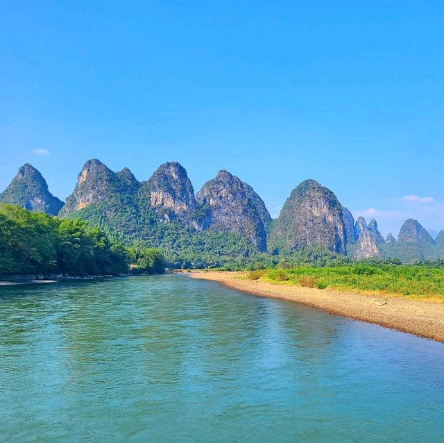 遊覽桂林二十元背景圖的原地🚤💦