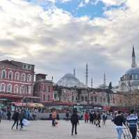 🇹🇷이스탄불 술탄 아흐멧 모스크와 아야 소피아🕌힐링하기 좋은 광장 풍경