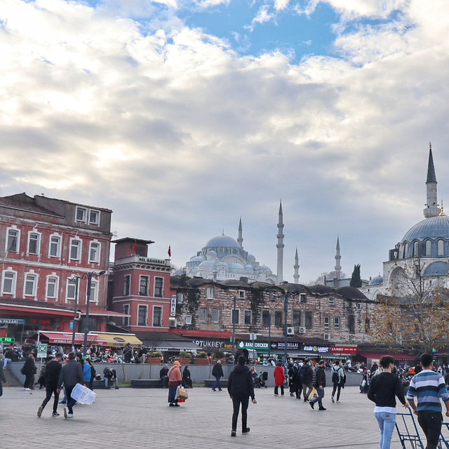 🇹🇷이스탄불 술탄 아흐멧 모스크와 아야 소피아🕌힐링하기 좋은 광장 풍경