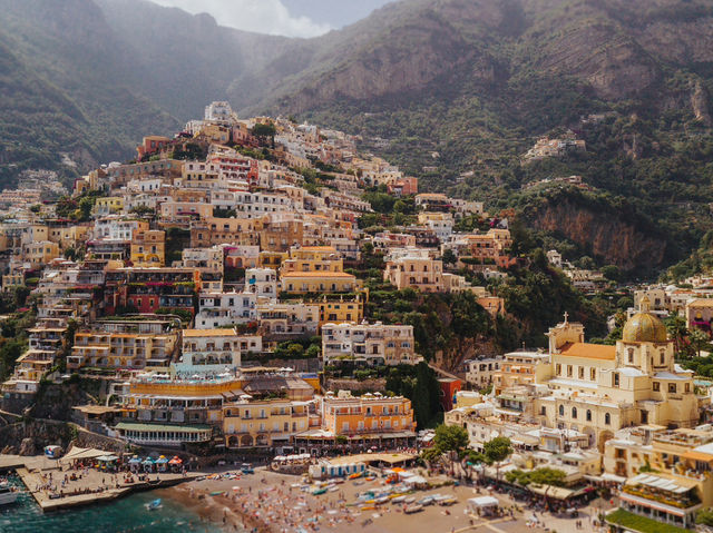 Springtime Coastline Drive in the Amalfi Coast