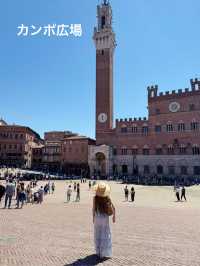 イタリアの世界遺産の中世の街　シエナ