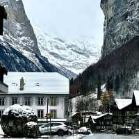 Unforgettable Lauterbrunen White Snow in Lauterbrunnen: A Winter Wonderland