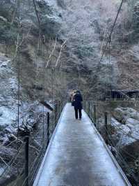 袋田瀑布—冰封的藝術
