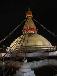 Buddha stupa vibrant center of Buddhism 