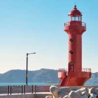 Jungni Harbor Lighthouse, Busan: A Charming Beacon in a Local Harbor