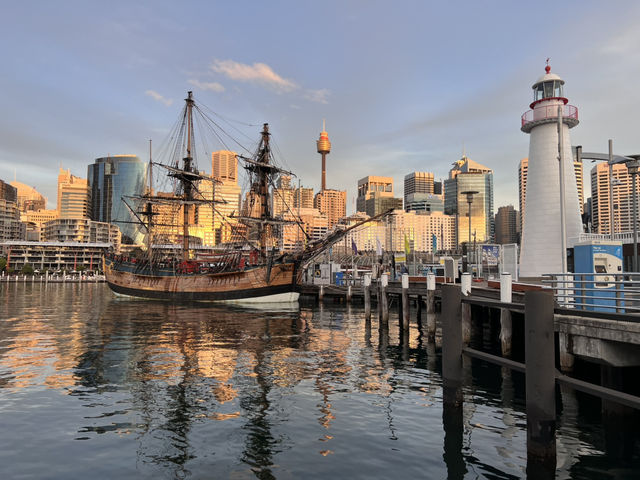 호주 시드니 페리 선셋 최적의 루프 Pyrmont Bay - Circular Quay