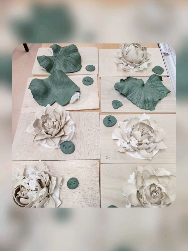 香港公園的陶瓷睡蓮 香港公園的陶瓷睡蓮