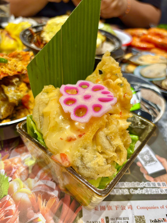全港獨家！牡丹蝦奄仔蟹任食放題