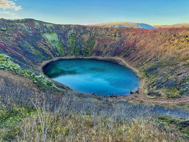 A Splash of Color and Calm at Kerid Crater A Splash of Color and Calm at Kerid Crater