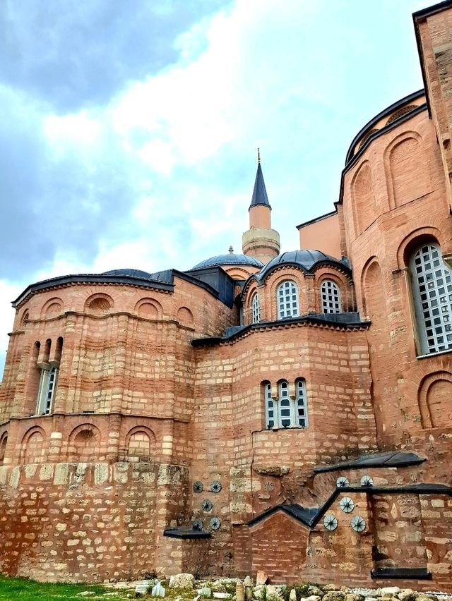 Kariye Mosque and the Colorful Houses Kariye Mosque and the Colorful Houses