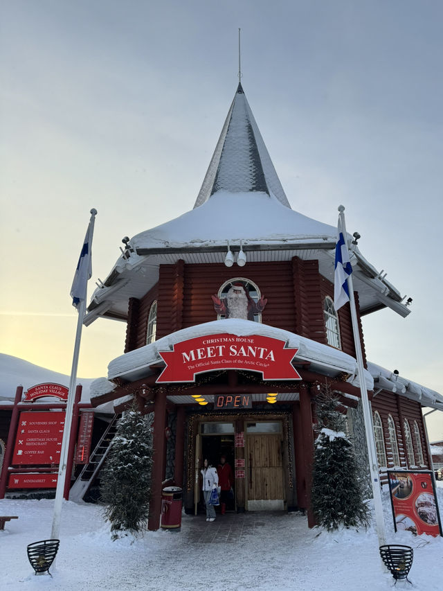 SANTA CLAUS VILLAGE — MAGICAL MORNING VIEW IN WINTER ❄️🌅🎅