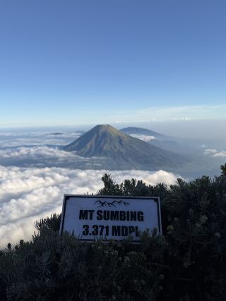 UNREAL VIEW OF MT SUMBING