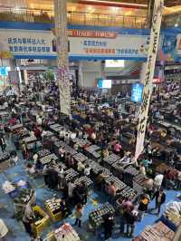 The biggest of flowers market in asia