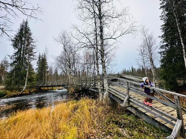 芬蘭🇫🇮景點-Äkäslinkka Waterfall