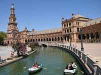 Amazing views of Plaza de España in Seville 🇪🇸
