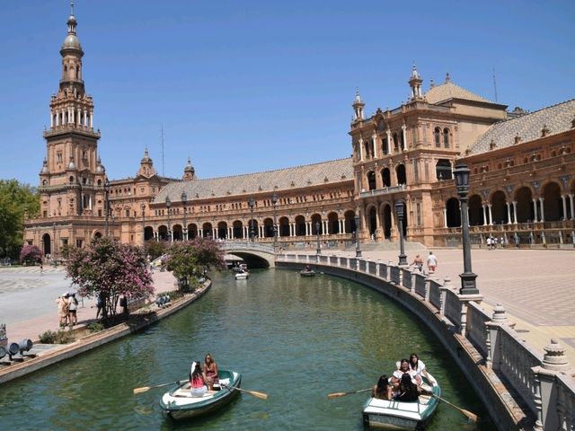 Amazing views of Plaza de España in Seville 🇪🇸