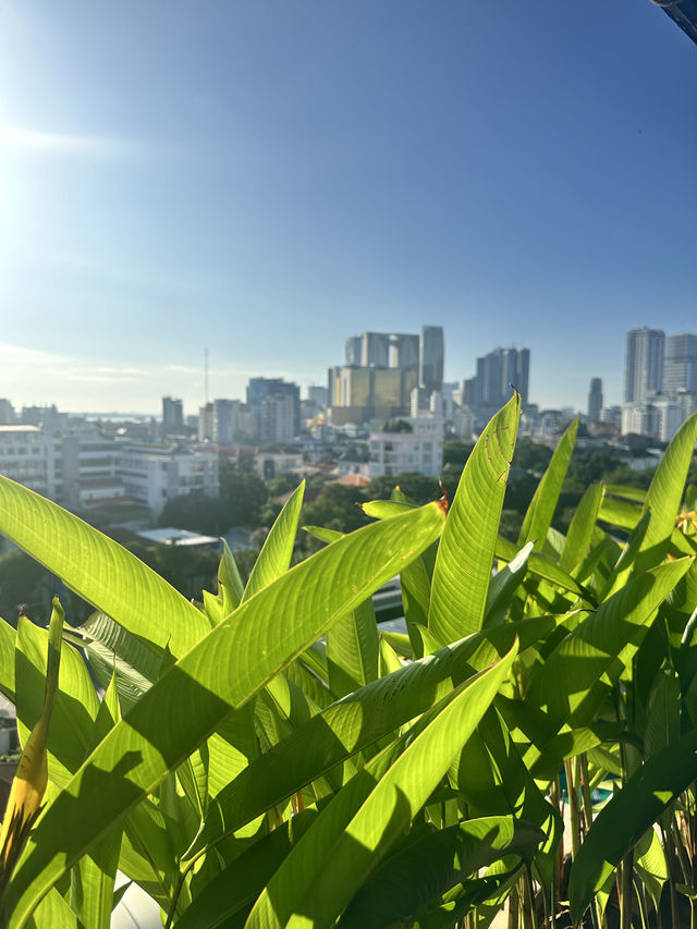 Beach vibes in the city, Phnom Penh’s Best rooftop pool 🏊 🏖️ 