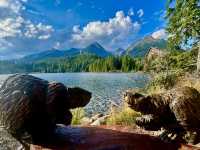The lake of Vysoké Tatry 🇸🇰 