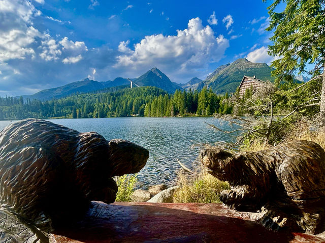 The lake of Vysoké Tatry 🇸🇰 