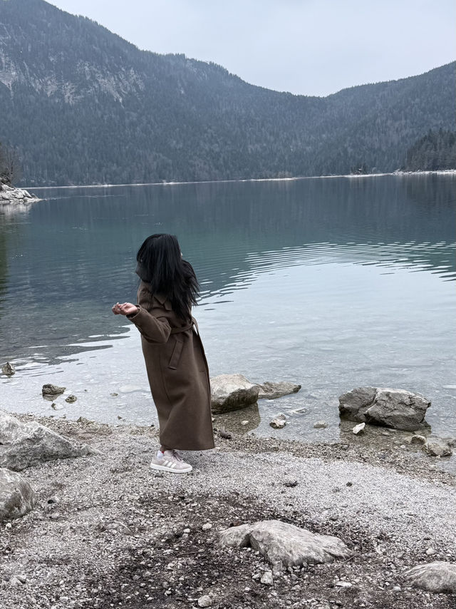 Soak in the cold refreshing lake 