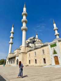 Spring Visit to the Stunning Turkish Mosque in Bishkek