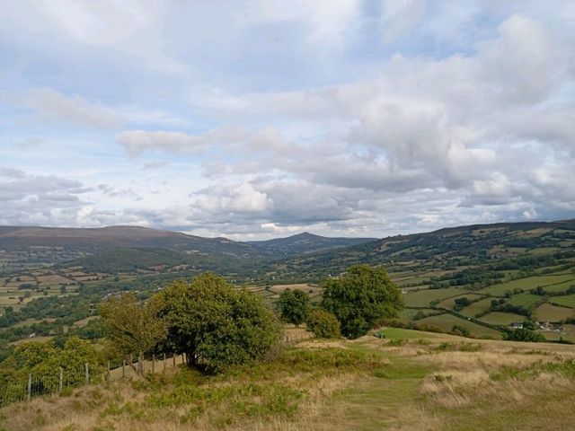 The Black Mountains and the Crawnon Valley