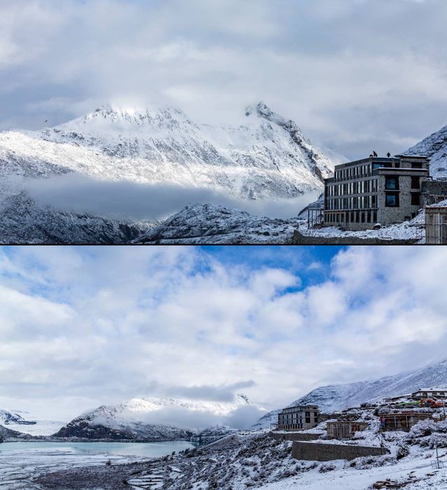 冰川中的懸崖酒店