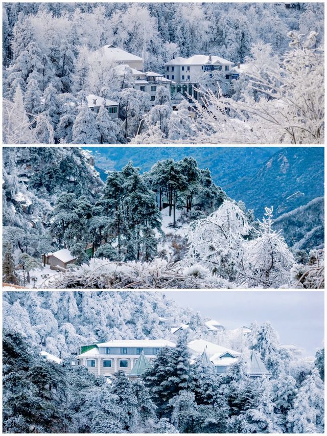 江西廬山｜南方人自己的“哈爾濱雪鄉”，南方看雪天花板！