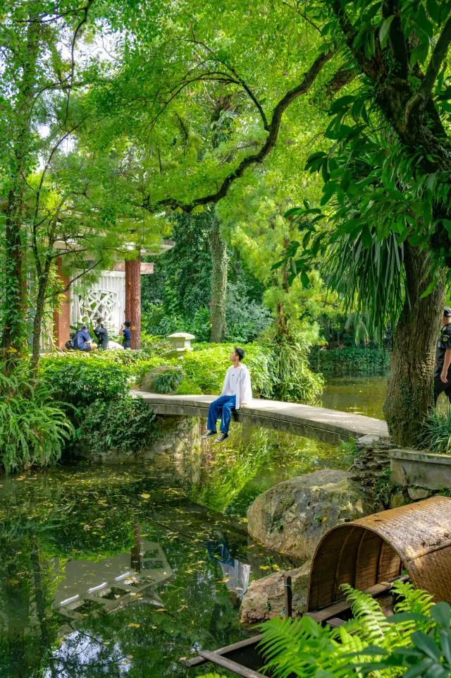 不是蘇州林園，是藏在廣州的蘭圃公園！