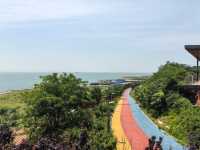 長島景點之一渤海黃海分界線