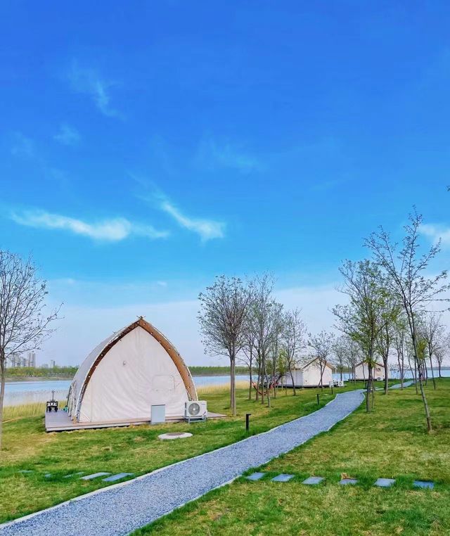 天津露營｜藏在湖邊的秘密基地。