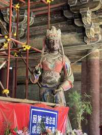 獨樂寺泥塑。