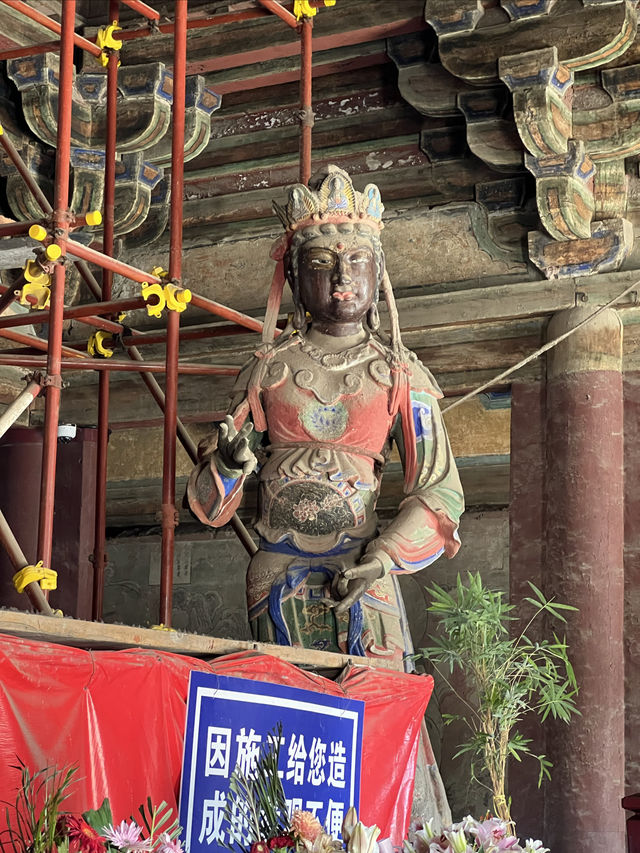 獨樂寺泥塑。