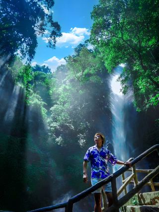 Just for this rainforest waterfall, I flew to a small border town in Yunnan.