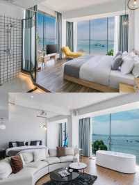 面向大海180°海景大窗民宿，太棒了。