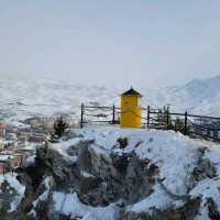 Hiking to a mountain in Altay city (west)