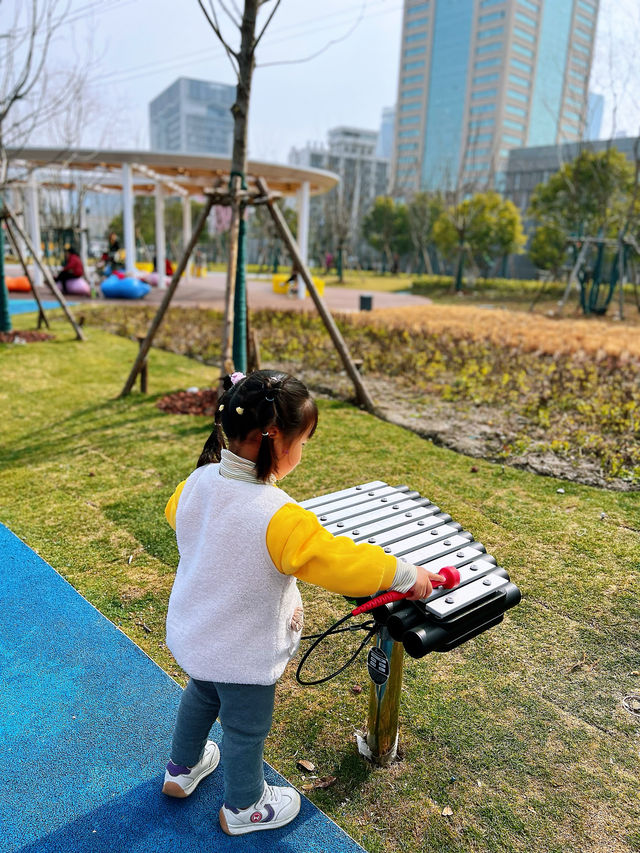 地鐵直達魔都新開免費戶外兒童遊樂場