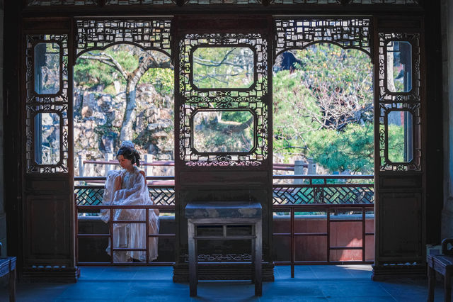 三月耦園打卡玉蘭花