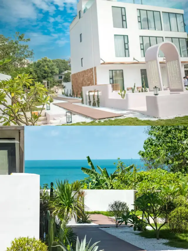 Who secretly recreated celebrity-style vacation homes on Weizhou Island?
