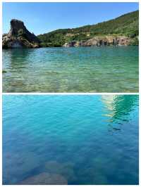 大陽山翡翠湖碧綠嘅湖水養眼秀麗嘅風景令人注目