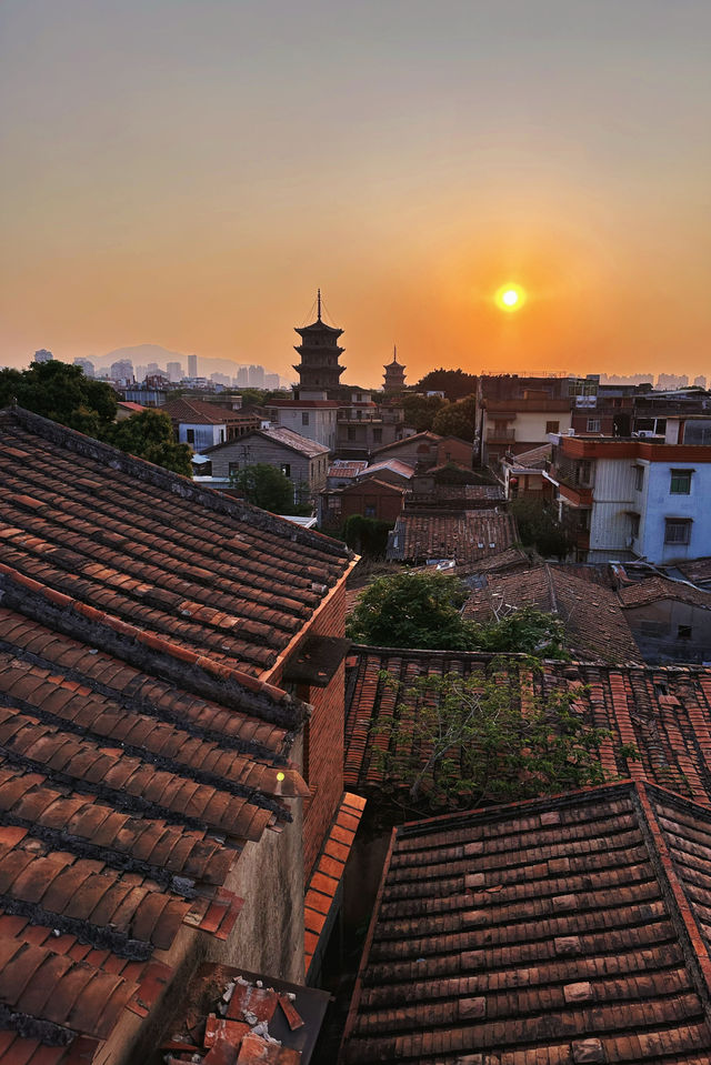 泉州天氣盲盒開到大晴天！傍晚天台追光攻略～