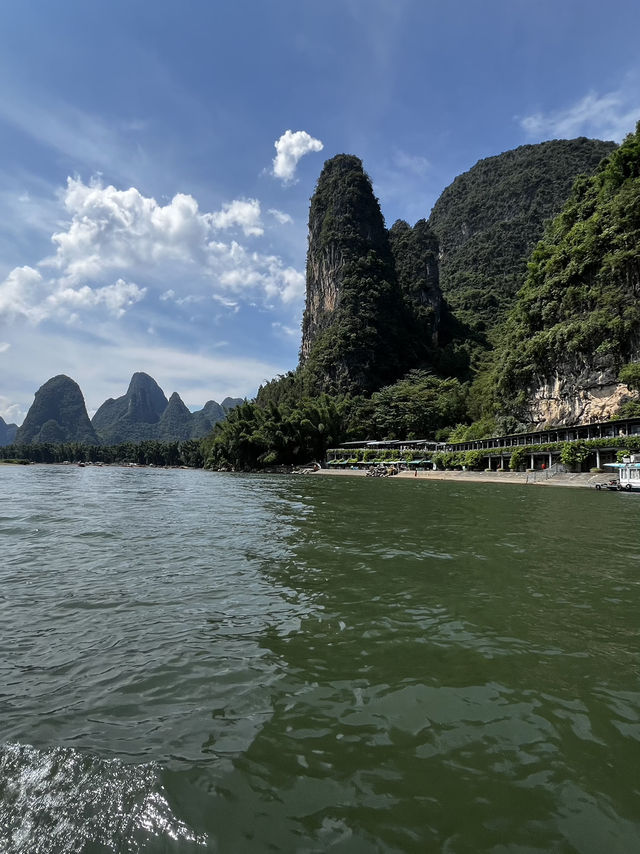 Bamboo rafting from XingPin