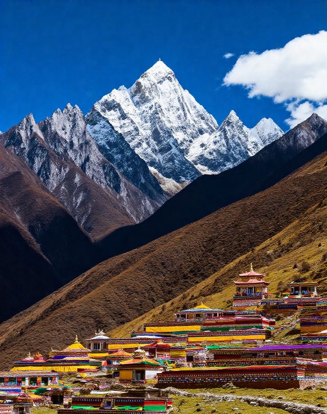 色季拉山|震撼的雪山景觀|藏地風情與自然奇觀的完美交觸