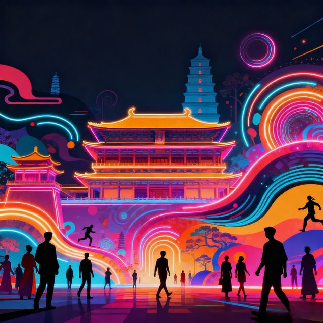 提燈走長安：2025大唐不夜城沉浸式夜遊全攻略