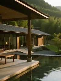 安吉親子躺平！娃追松鼠我泡湯，快樂翻倍