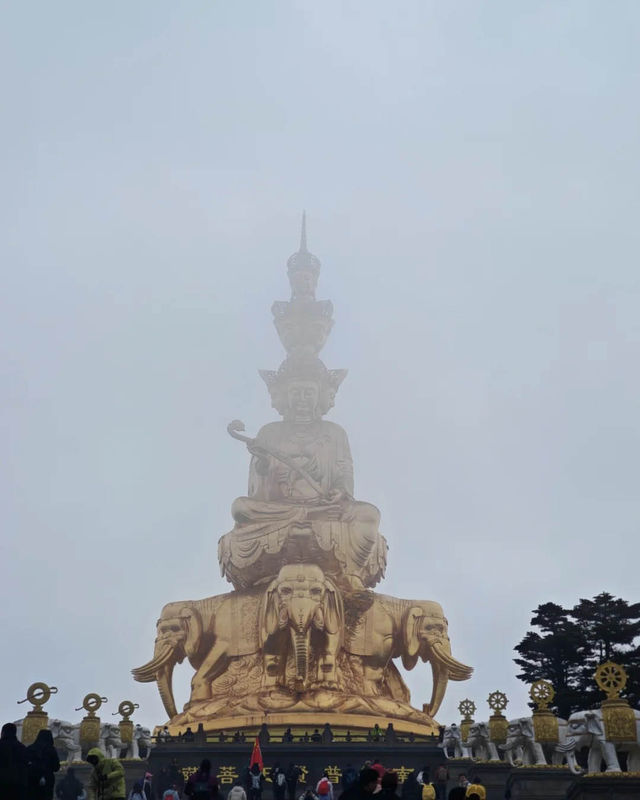 峨眉山今日照片｜雲海奇觀，運氣爆棚！